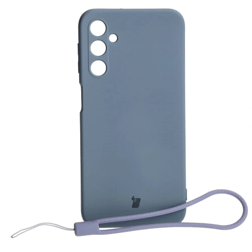 Etui Bizon Case Silicone do Samsung Galaxy A24 4G szare
