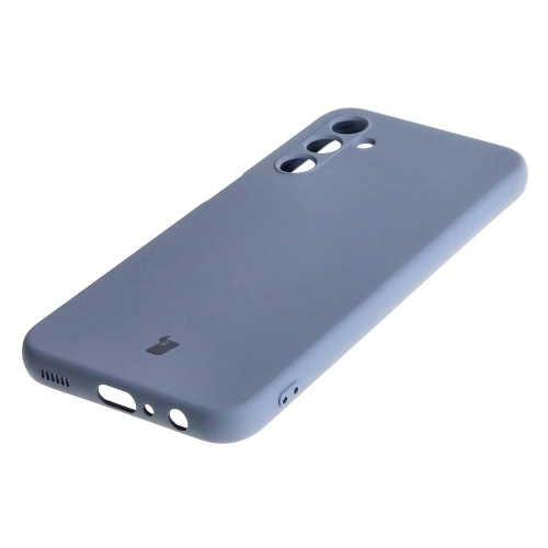 Etui Bizon Case Silicone do Samsung Galaxy A24 4G szare