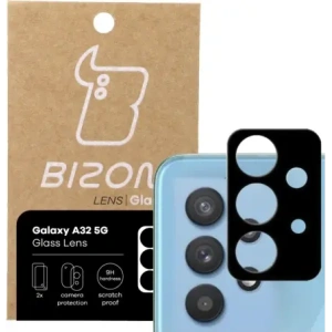 Hurtownia GSM - Bizon üveg lencse Samsung Galaxy A32 5G [2 CSOMAG] - BIZ7384 - {ean13} - Hurt