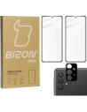 2x Szkło na ekran + szkło na aparat BIZON Edge do Samsung Galaxy A32 5G