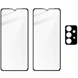 Hurtownia GSM - BIZON Edge Pack 2x képernyő üveg + kamera üveg Samsung Galaxy A32 5G - BIZ7386 - {ean13} - Hurt