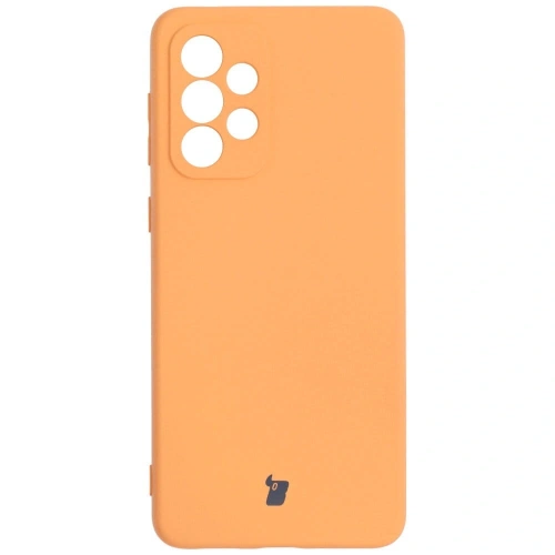 Etui Bizon Case Silicone do Samsung Galaxy A33 5G pomarańczowe