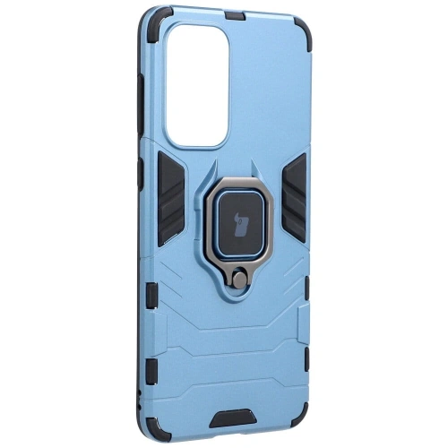 Etui Bizon Case Armor Ring do Samsung Galaxy A33 5G niebieskie