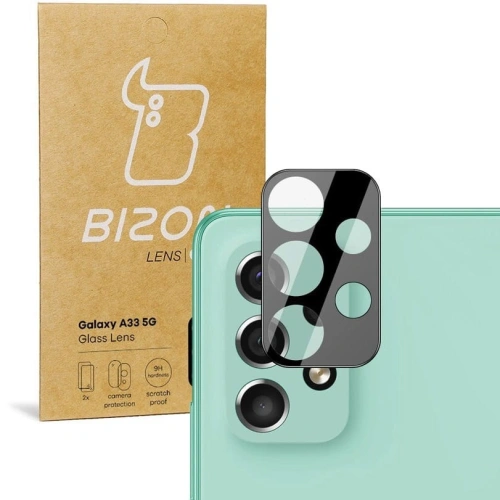 Szkło na aparat Bizon Glass Lens do Samsung Galaxy A33 5G [2 PACK]