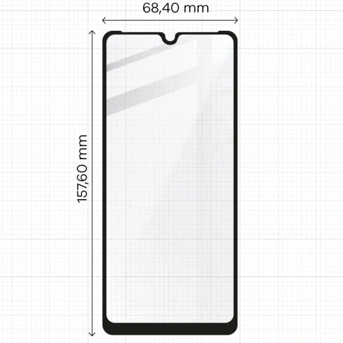 2x szkło hartowane Bizon Glass Edge + ochrona na obiektyw Samsung Galaxy A33 czarne