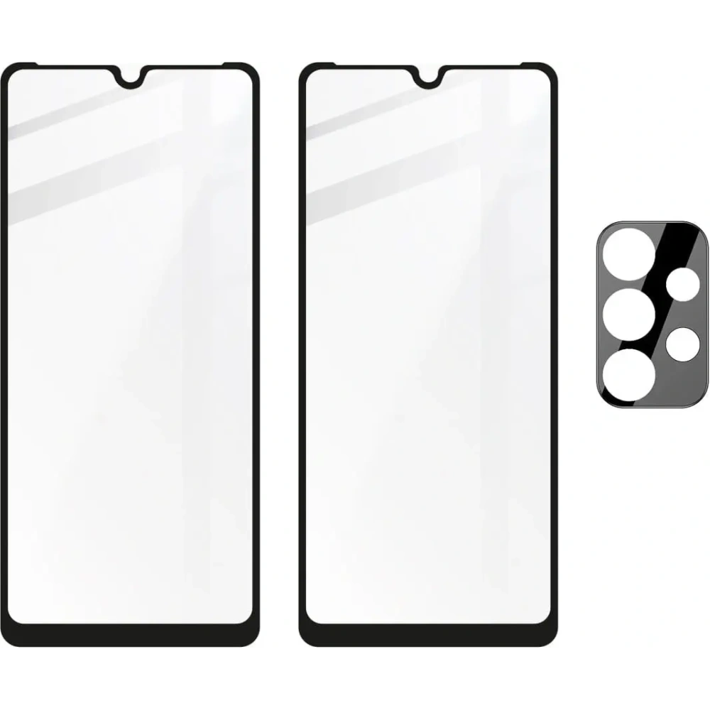Hurtownia GSM - Bizon Glass Edge 2x gehärtetes Glas + Linsenschutz Samsung Galaxy A33 schwarz - BIZ7399 - {ean13} - Hurt
