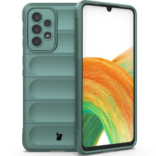 Pancerne etui Bizon Case Tur do Samsung Galaxy A33 5G ciemnozielone