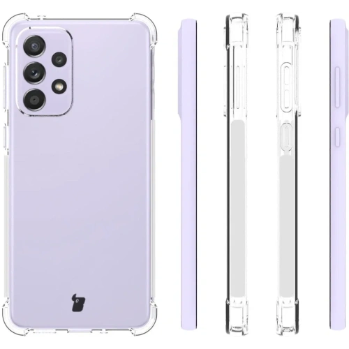 Etui + 2x szkło na ekran + obiektyw Bizon Case Clear Pack do Samsung Galaxy A33 5G przezroczyste