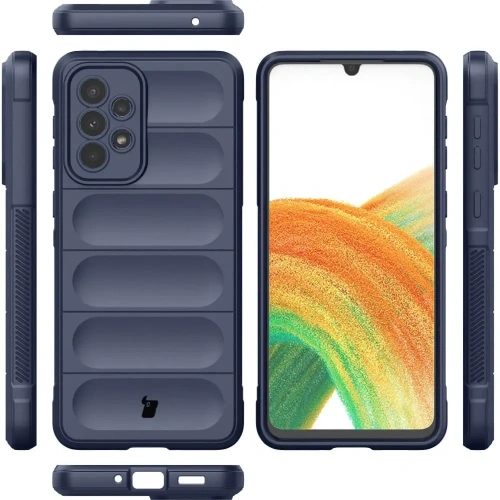 Pancerne etui Bizon Case Tur do Samsung Galaxy A33 5G granatowe