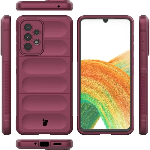 Pancerne etui Bizon Case Tur do Samsung Galaxy A33 5G ciemnofioletowe