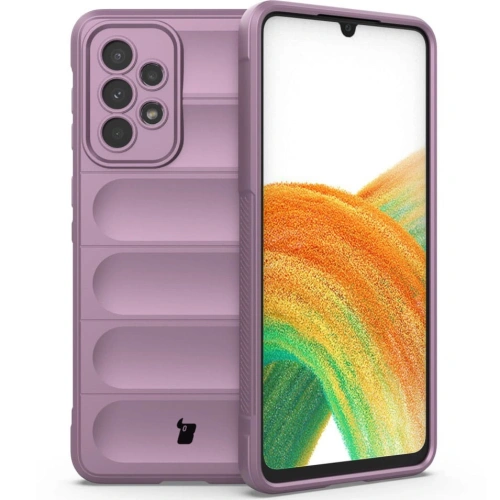 Pancerne etui Bizon Case Tur do Samsung Galaxy A33 5G jasnofioletowe