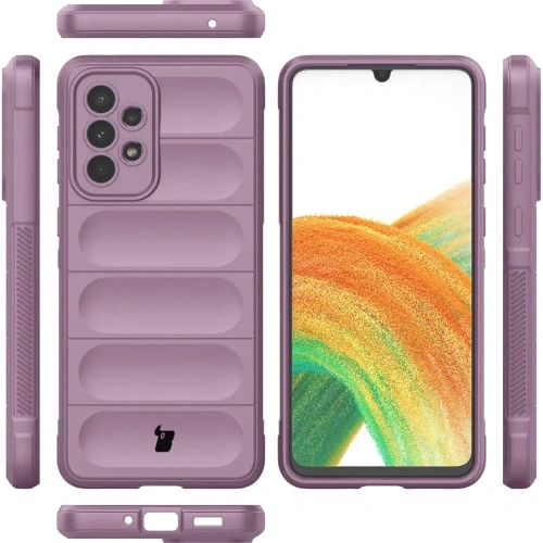 Pancerne etui Bizon Case Tur do Samsung Galaxy A33 5G jasnofioletowe