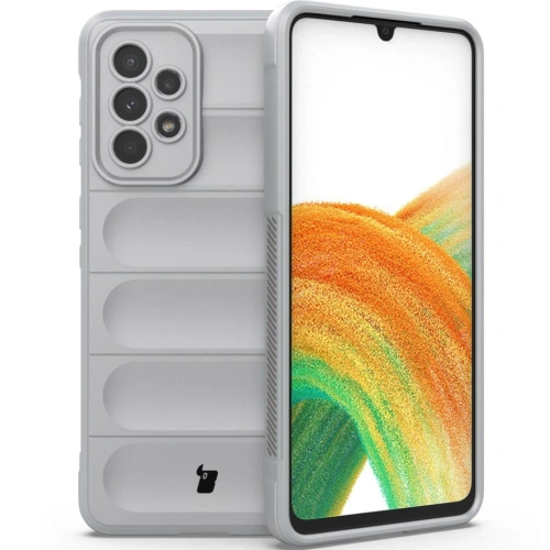 Pancerne etui Bizon Case Tur do Samsung Galaxy A33 5G jasnoszare
