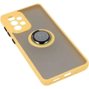 Hurtownia GSM - Bizon Case Hybrid Ring Samsung Galaxy A33 5G rauchig mit einem gelben Rahmen - BIZ7414 - {ean13} - Hurt