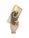 Hurtownia GSM - Bizon Case Hybrid Ring Samsung Galaxy A33 5G rauchig mit einem gelben Rahmen - BIZ7414 - {ean13} - Hurt