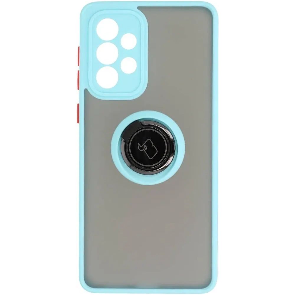 Hurtownia GSM - Bizon Case Hybrid Ring Samsung Galaxy A33 5G rauchig mit einem hellblauen Rahmen - BIZ7415 - {ean13} - Hurt
