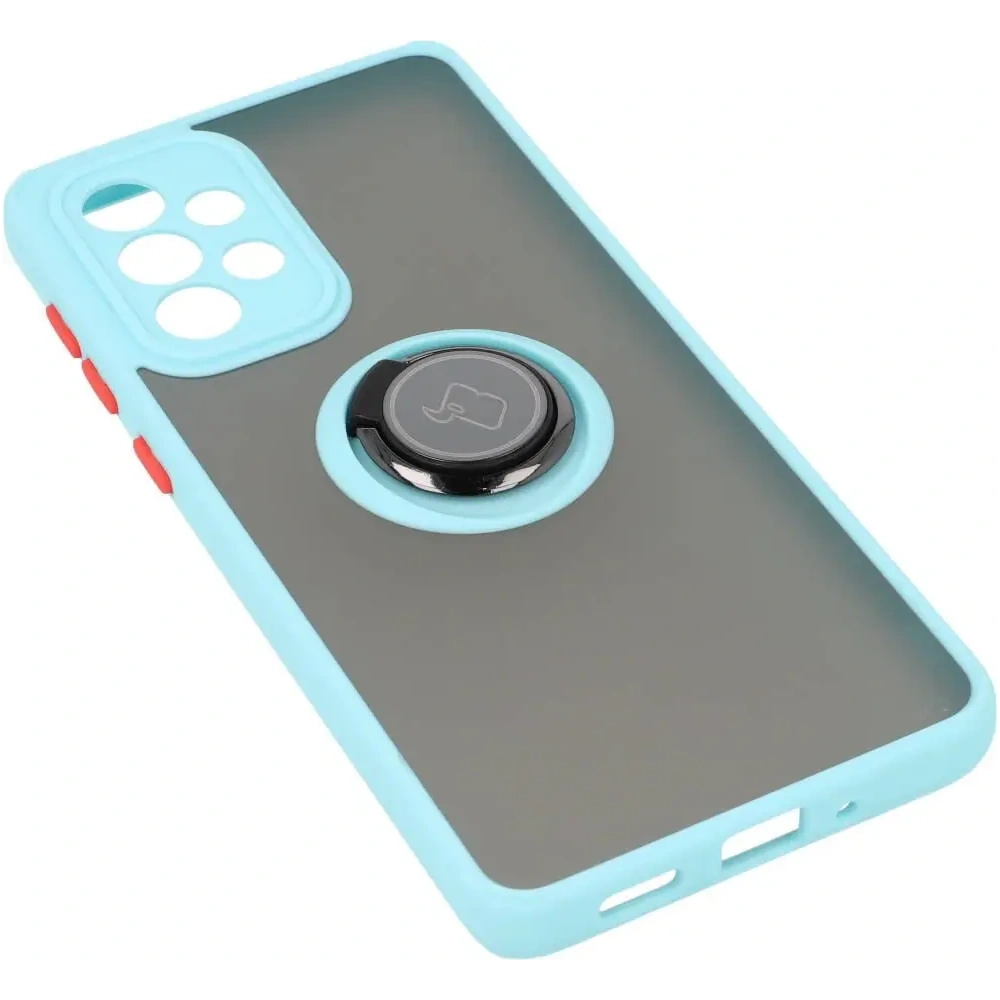 Hurtownia GSM - Bizon Case Hybrid Ring Samsung Galaxy A33 5G rauchig mit einem hellblauen Rahmen - BIZ7415 - {ean13} - Hurt