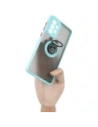 Hurtownia GSM - Bizon Case Hybrid Ring Samsung Galaxy A33 5G rauchig mit einem hellblauen Rahmen - BIZ7415 - {ean13} - Hurt