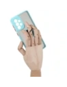Hurtownia GSM - Bizon Case Hybrid Ring Samsung Galaxy A33 5G rauchig mit einem hellblauen Rahmen - BIZ7415 - {ean13} - Hurt