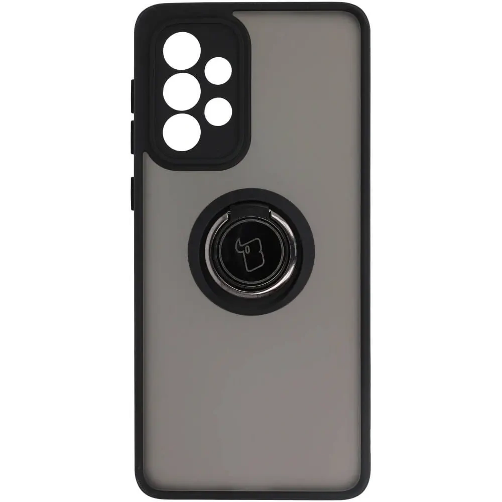 Hurtownia GSM - Etui z uchwytem na palec Bizon Case Hybrid Ring do Samsung Galaxy A33 5G przydymione z czarną ramką - BIZ7417 - {ean13} - Hurt