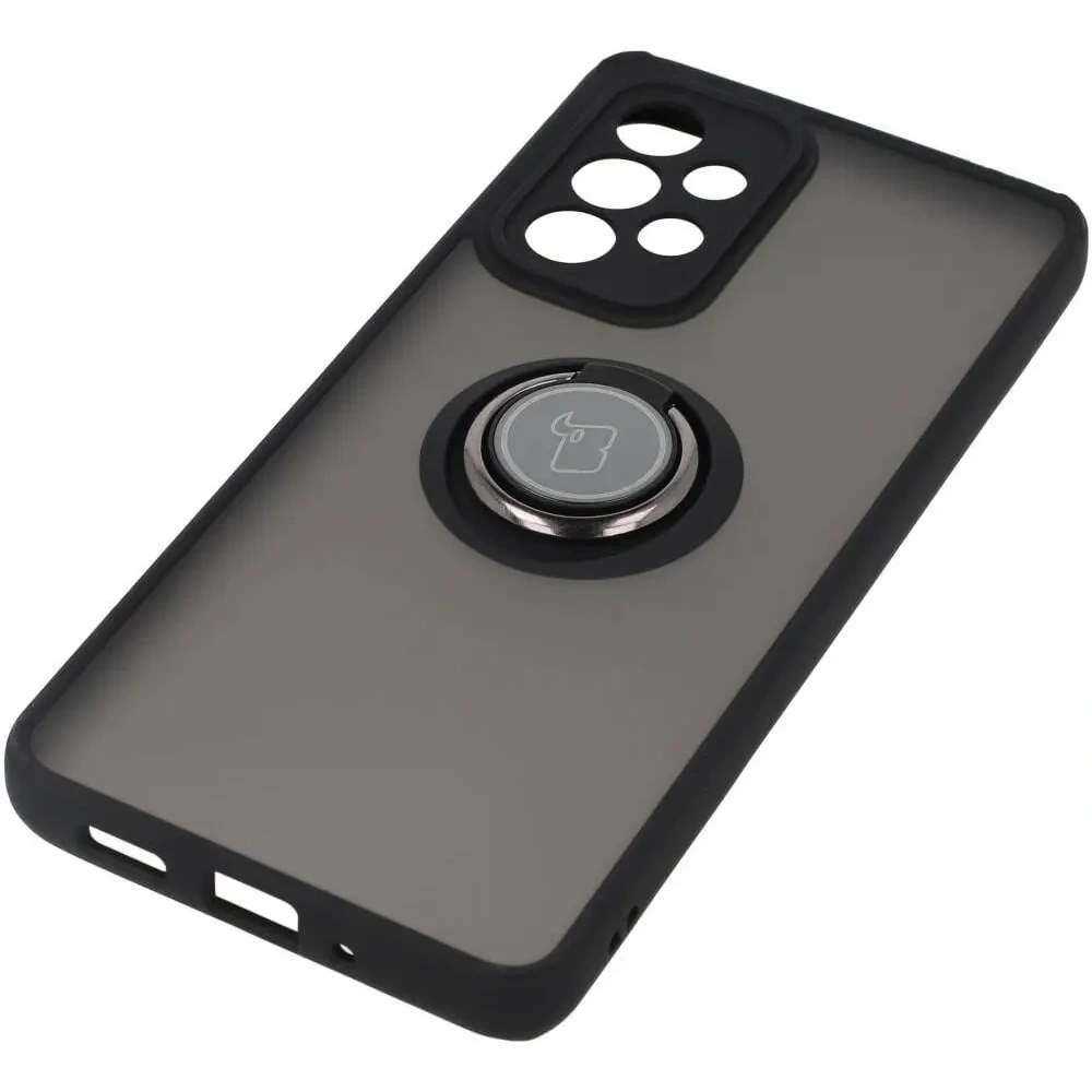 Wholesale Bizon Case Hybrid Ring Samsung Galaxy A33 5G smoky with a black frame - BIZ7417 - {ean13} - Hurt