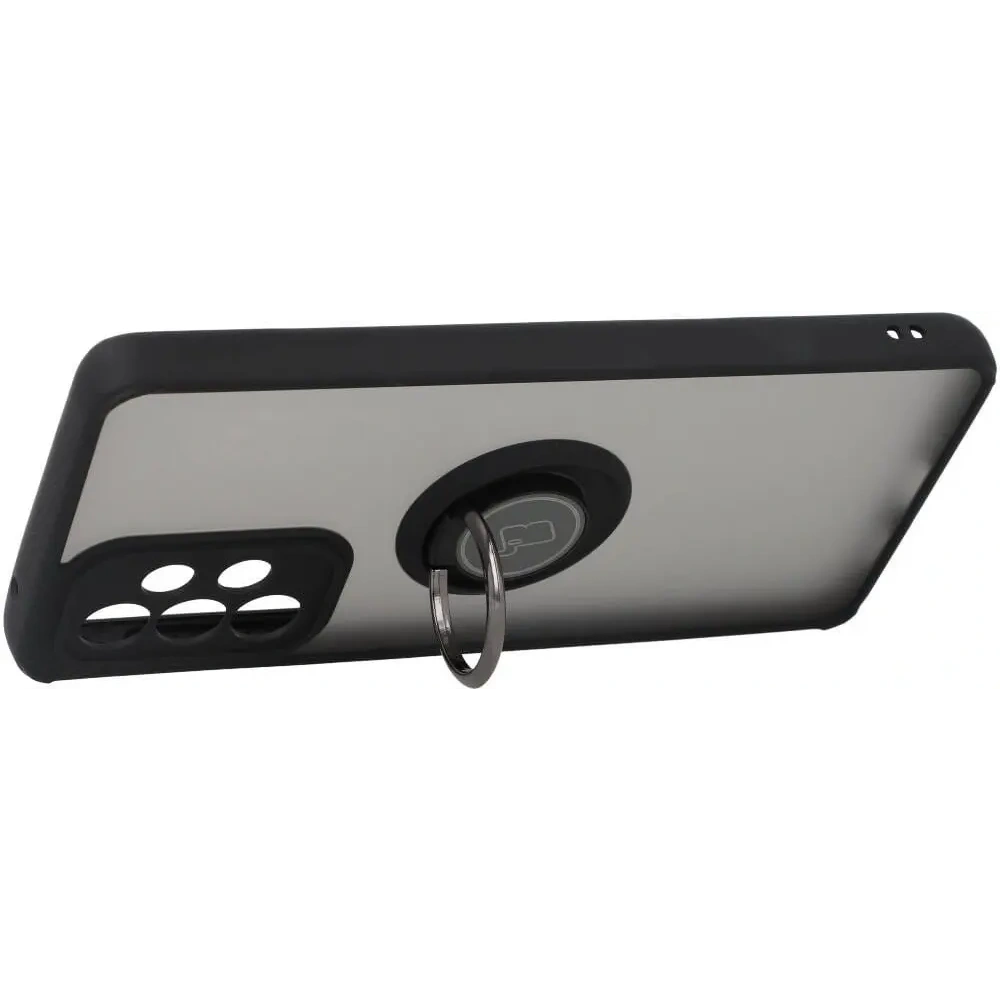 Wholesale Bizon Case Hybrid Ring Samsung Galaxy A33 5G smoky with a black frame - BIZ7417 - {ean13} - Hurt