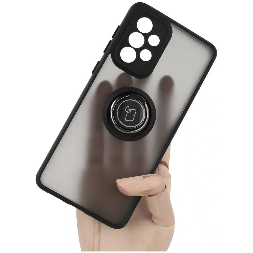 Wholesale Bizon Case Hybrid Ring Samsung Galaxy A33 5G smoky with a black frame - BIZ7417 - {ean13} - Hurt