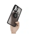 Hurtownia GSM - Etui z uchwytem na palec Bizon Case Hybrid Ring do Samsung Galaxy A33 5G przydymione z czarną ramką - BIZ7417 - {ean13} - Hurt
