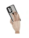Hurtownia GSM - Etui z uchwytem na palec Bizon Case Hybrid Ring do Samsung Galaxy A33 5G przydymione z czarną ramką - BIZ7417 - {ean13} - Hurt