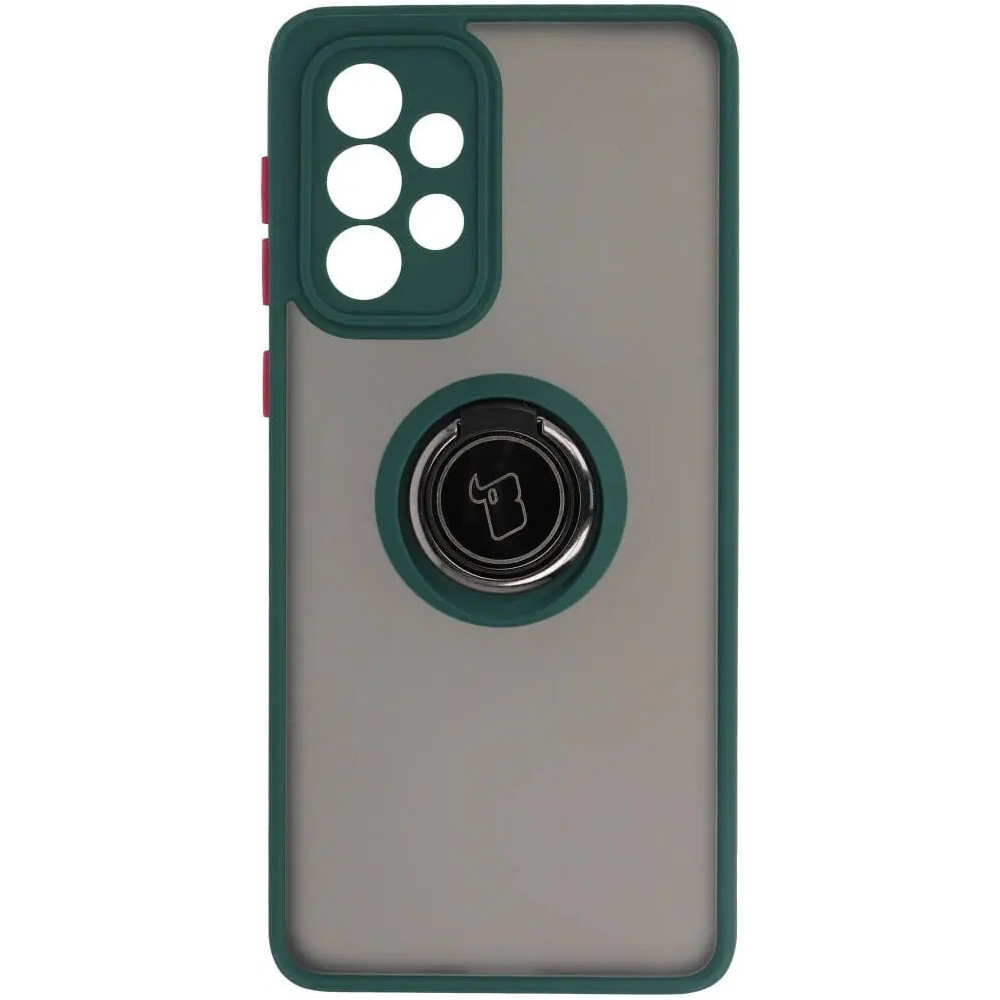 Hurtownia GSM - Bizon Case Hybrid Ring Samsung Galaxy A33 5G rauchig mit einem dunkelgrünen Rahmen - BIZ7418 - {ean13} - Hurt
