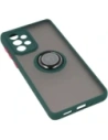 Hurtownia GSM - Etui z uchwytem na palec Bizon Case Hybrid Ring do Samsung Galaxy A33 5G przydymione z ciemnozieloną ramką - BIZ7418 - {ean13} - Hurt