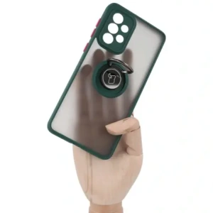 Hurtownia GSM - Bizon Case Hybrid Ring Samsung Galaxy A33 5G rauchig mit einem dunkelgrünen Rahmen - BIZ7418 - {ean13} - Hurt