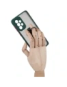 Hurtownia GSM - Bizon Case Hybrid Ring Samsung Galaxy A33 5G rauchig mit einem dunkelgrünen Rahmen - BIZ7418 - {ean13} - Hurt