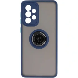 Hurtownia GSM - Bizon Case Hybrid Ring Samsung Galaxy A33 5G rauchig mit einem navyblauen Rahmen - BIZ7419 - {ean13} - Hurt