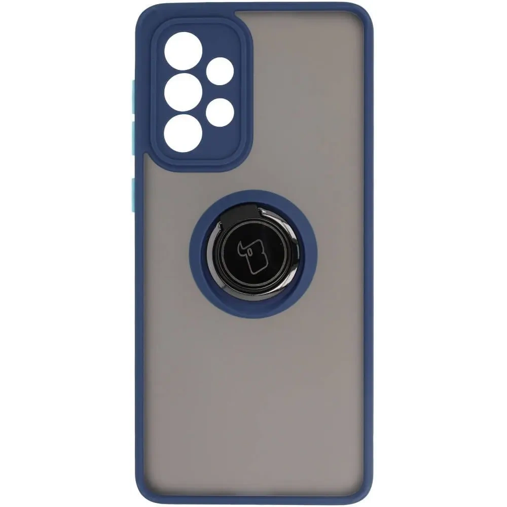 Hurtownia GSM - Bizon Case Hybrid Ring Samsung Galaxy A33 5G rauchig mit einem navyblauen Rahmen - BIZ7419 - {ean13} - Hurt