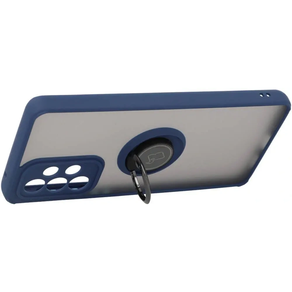 Hurtownia GSM - Bizon Case Hybrid Ring Samsung Galaxy A33 5G rauchig mit einem navyblauen Rahmen - BIZ7419 - {ean13} - Hurt