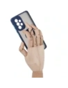 Hurtownia GSM - Bizon Case Hybrid Ring Samsung Galaxy A33 5G rauchig mit einem navyblauen Rahmen - BIZ7419 - {ean13} - Hurt