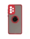 Hurtownia GSM - Etui z uchwytem na palec Bizon Case Hybrid Ring do Galaxy A33 5G, przydymione z czerwoną ramką - BIZ7420 - {ean13} - Hurt