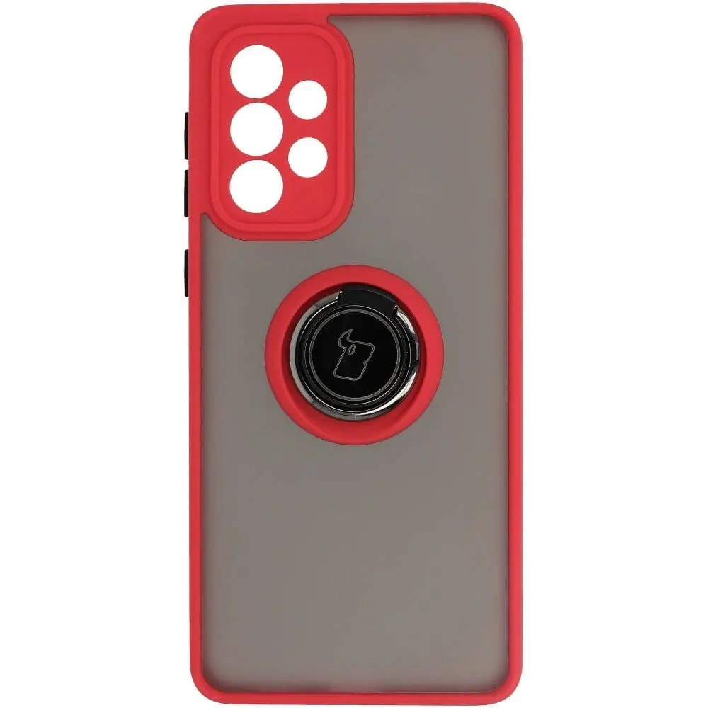 Hurtownia GSM - Bizon Case Hybrid Ring Samsung Galaxy A33 5G rauchig mit einem roten Rahmen - BIZ7420 - {ean13} - Hurt