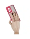 Hurtownia GSM - Bizon Case Hybrid Ring Samsung Galaxy A33 5G rauchig mit einem roten Rahmen - BIZ7420 - {ean13} - Hurt