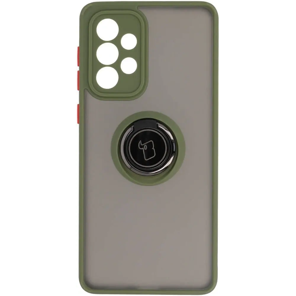 Hurtownia GSM - Bizon Case Hybrid Ring Samsung Galaxy A33 5G rauchig mit einem grünen Rahmen - BIZ7423 - {ean13} - Hurt