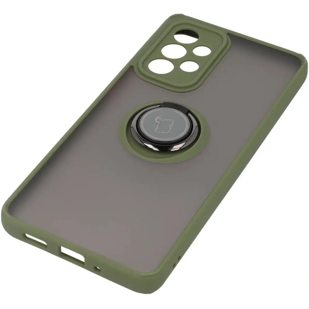 Hurtownia GSM - Bizon Case Hybrid Ring Samsung Galaxy A33 5G rauchig mit einem grünen Rahmen - BIZ7423 - {ean13} - Hurt