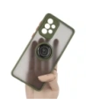 Hurtownia GSM - Bizon Case Hybrid Ring Samsung Galaxy A33 5G rauchig mit einem grünen Rahmen - BIZ7423 - {ean13} - Hurt