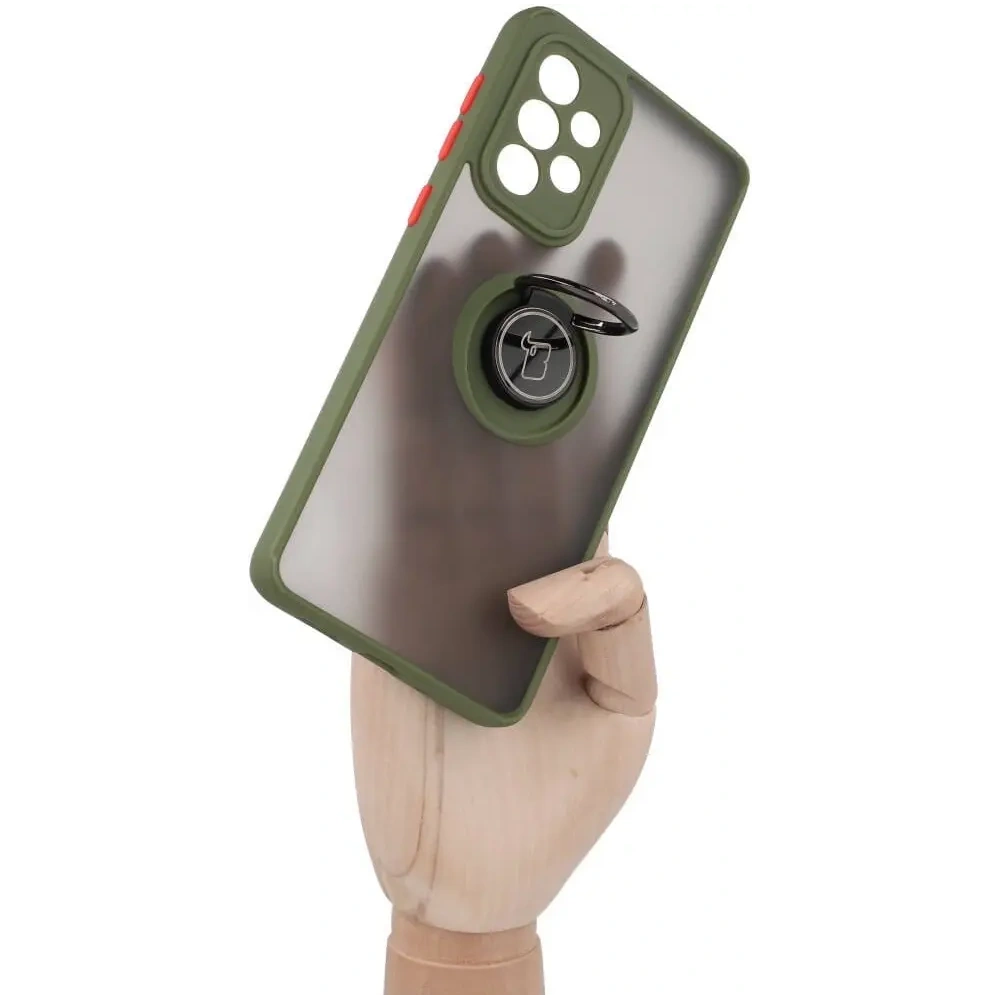 Hurtownia GSM - Bizon Case Hybrid Ring Samsung Galaxy A33 5G füstös zöld kerettel - BIZ7423 - {ean13} - Hurt