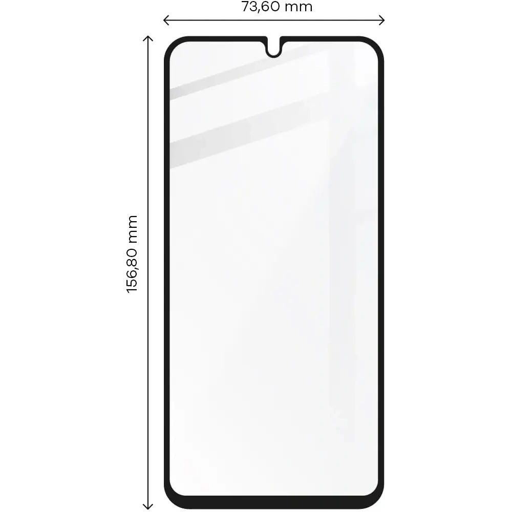 Hurtownia GSM - Bizon Glass Edge 2 Samsung Galaxy A34 5G fekete - BIZ1031 - {ean13} - Hurt