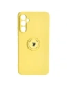 Bizon Case Silicone Ring Sq do Samsung Galaxy A34 5G yellow