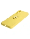 Hurtownia GSM - Etui Bizon Case Silicone Ring Sq do Samsung Galaxy A34 5G żółte - BIZ7424 - {ean13} - Hurt