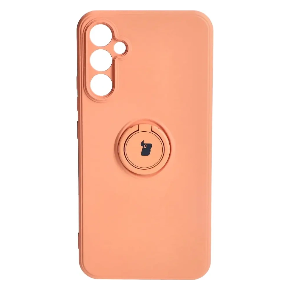 Hurtownia GSM - Etui Bizon Case Silicone Ring Sq do Samsung Galaxy A34 5G pomarańczowe - BIZ7425 - {ean13} - Hurt