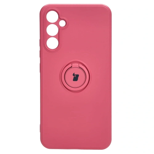Etui Bizon Case Silicone Ring Sq do Samsung Galaxy A34 5G brudny róż