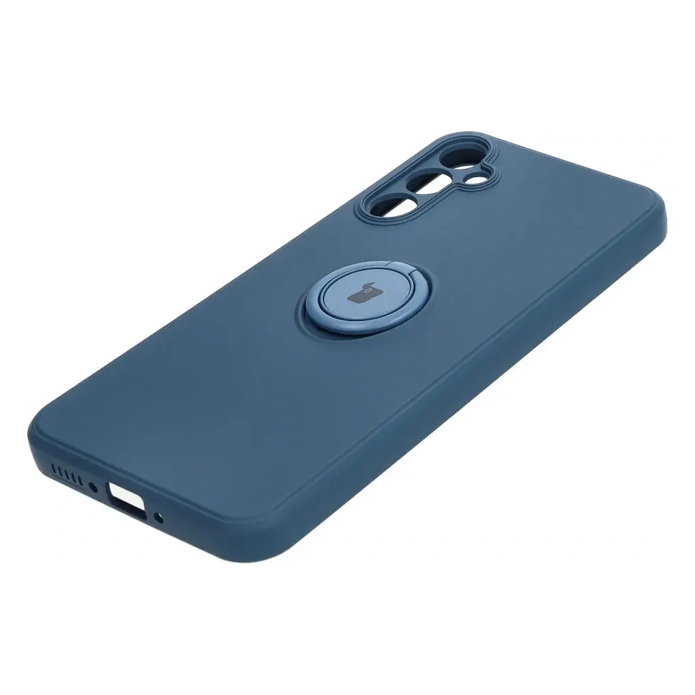 Hurtownia GSM - Bizon Case Szilikon Gyűrű Sq do Samsung Galaxy A34 5G sötétkék - BIZ7429 - {ean13} - Hurt